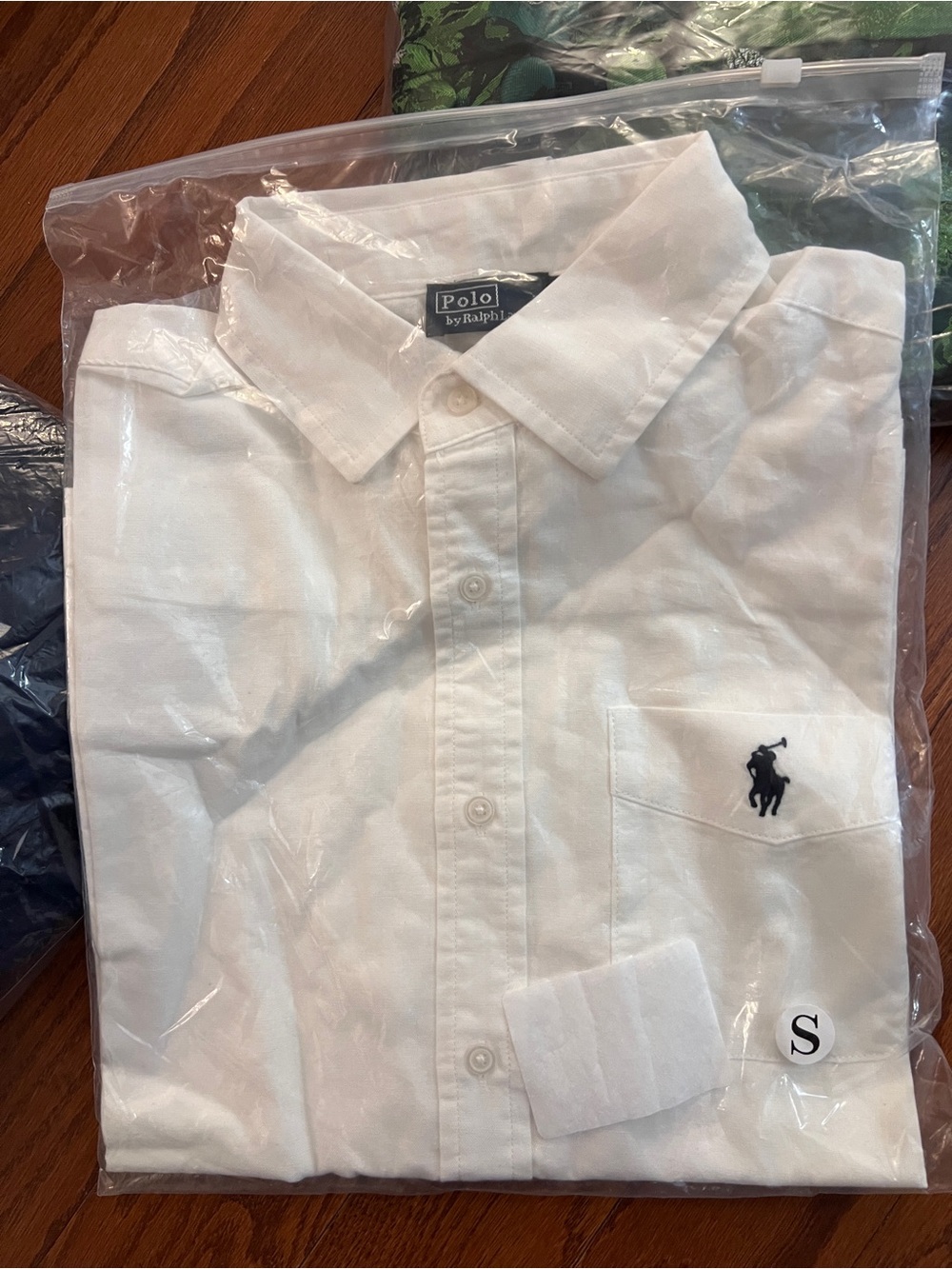 POLO RALPH LAUREN LINEN SHORT-SLEEVE SHIRT, S M L - Picture 7 of 9